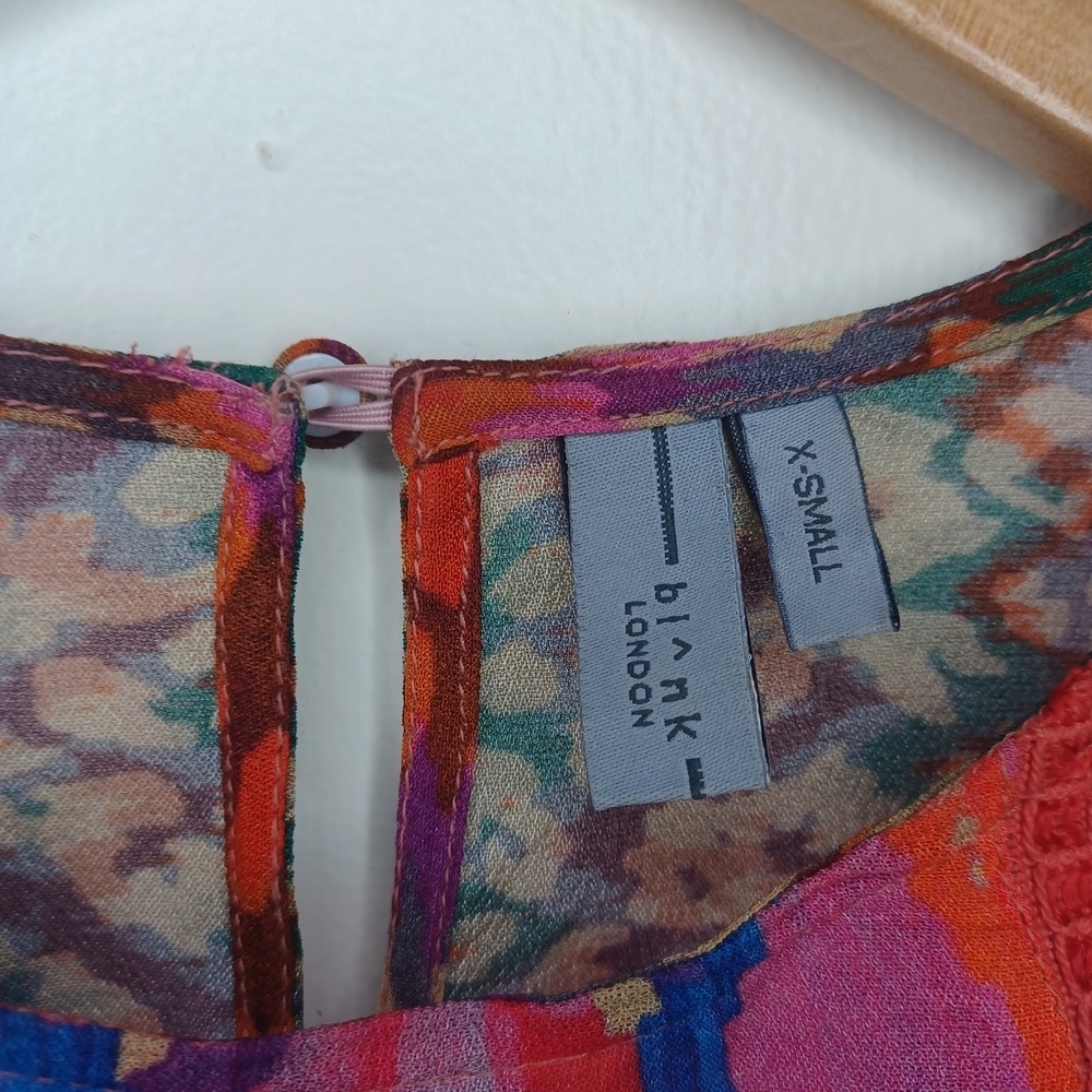 Anthropologie Multicolor Patterned Blouse - Picture 2 of 11